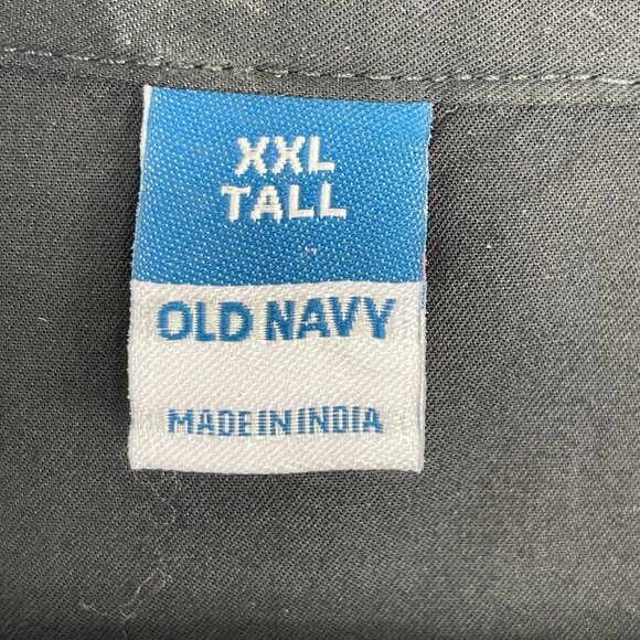 NEW Old Navy Womens Plus XXL Tall Black Short Sleeve Shirt Dress Pockets - Picture 4 of 11